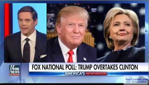 Donald Trump wins Hilary Clinton 45% to 42% in new National poll
